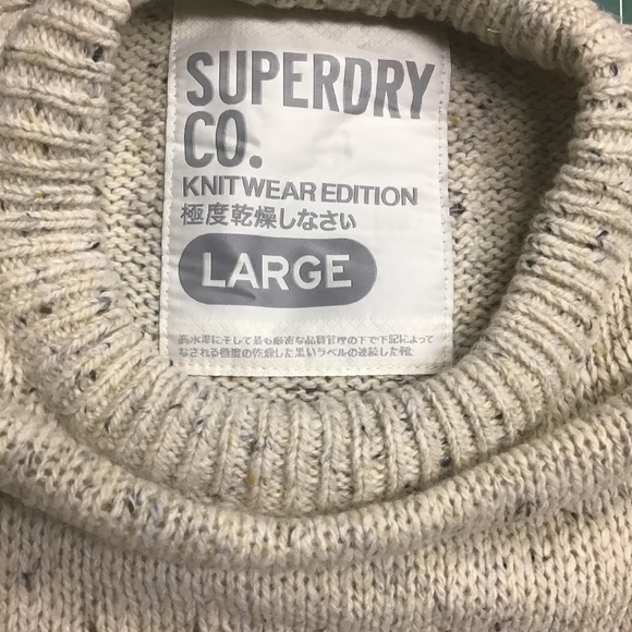 NWOT SuperDry Wool Sweater - Picture 5 of 6